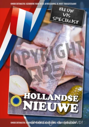 Hollandse Nieuwe Haring poster 2 - FORMAAT A1