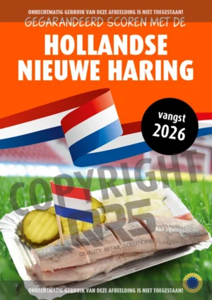 Hollandse Nieuwe Haring Poster 2026 WK